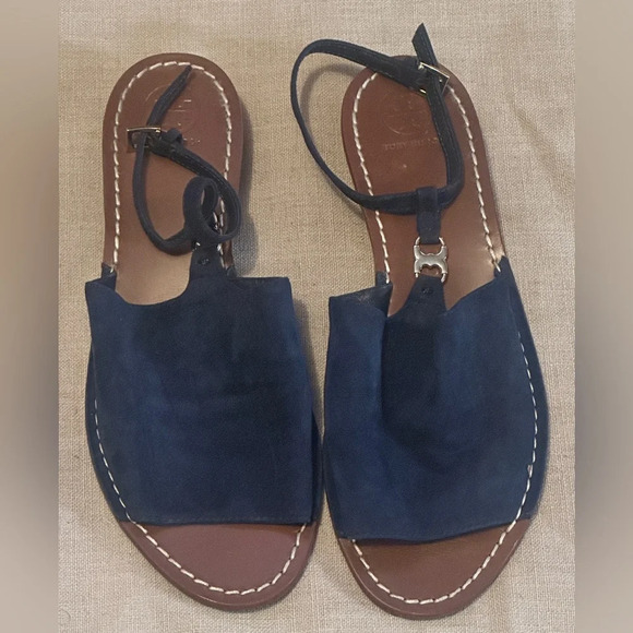 Tory Burch Shoes - Tory Burch Gemini Link Ankle Wrap Sandals